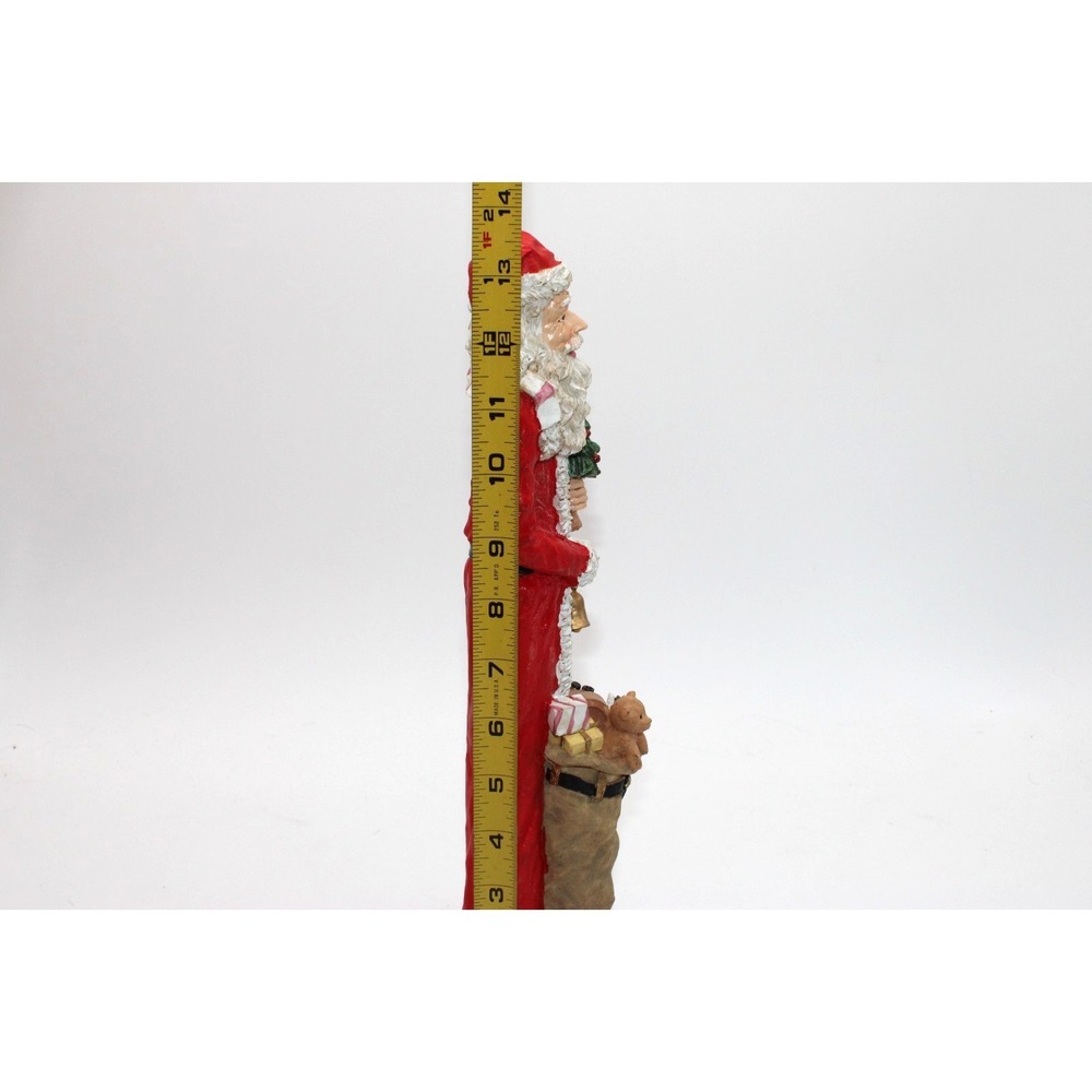 VTG 14" Pencil Santa w/Toy Bag 90s (Heavy 2.7 lbs) Wonderland Collectible - Picture 7 of 10